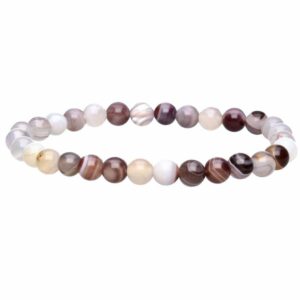 Bracelet Agate du Botswana