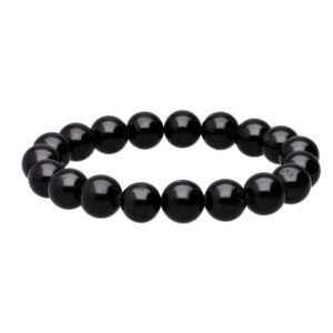 Bracelet Obsidienne Dorée