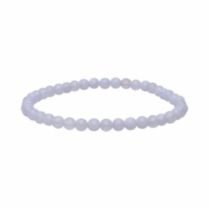 Bracelet Calcédoine Bleue