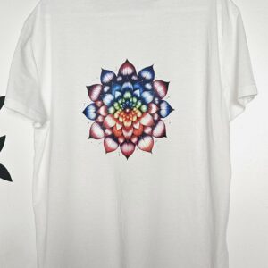 T-Shirt Blanc Mandala taille XL