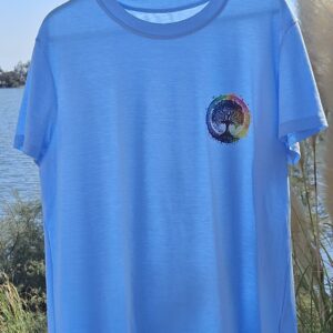 T-Shirt Bleu Arbre de Vie taille L