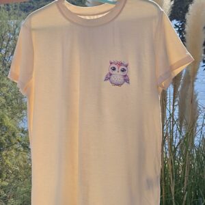 T-Shirt Jaune Hibou taille M