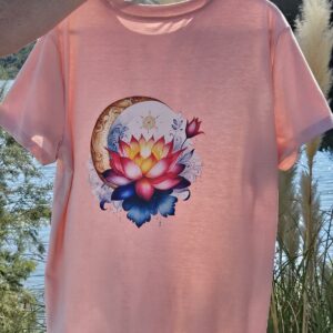 T-Shirt Rose Lotus taille L