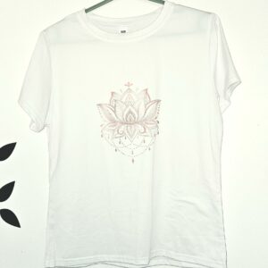 T-Shirt Blanc Lotus taille L