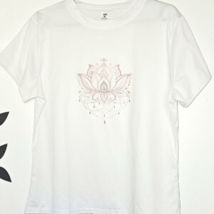 T-Shirt Blanc Lotus  taille M