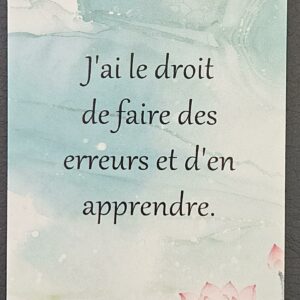 Carte "J'ai le droit..."