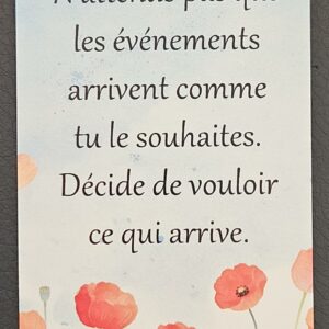Carte "N'attends pas..."
