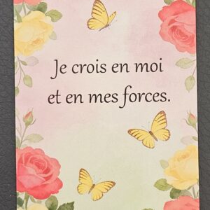 Carte "Je crois en moi..."